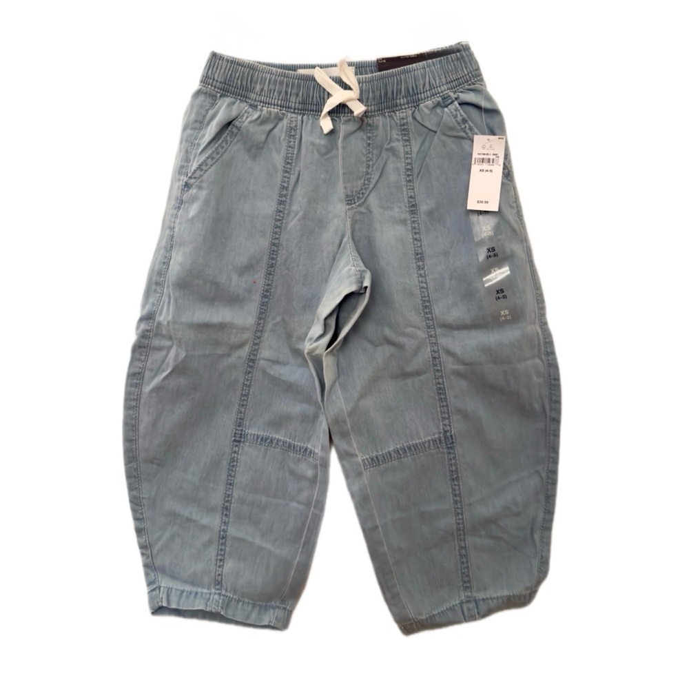 GAP KIDS - girls pull up barrel pants (XS)